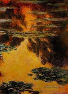 Nymphéas II Claude Monet Fleurs impressionnistes Peinture à l'huile